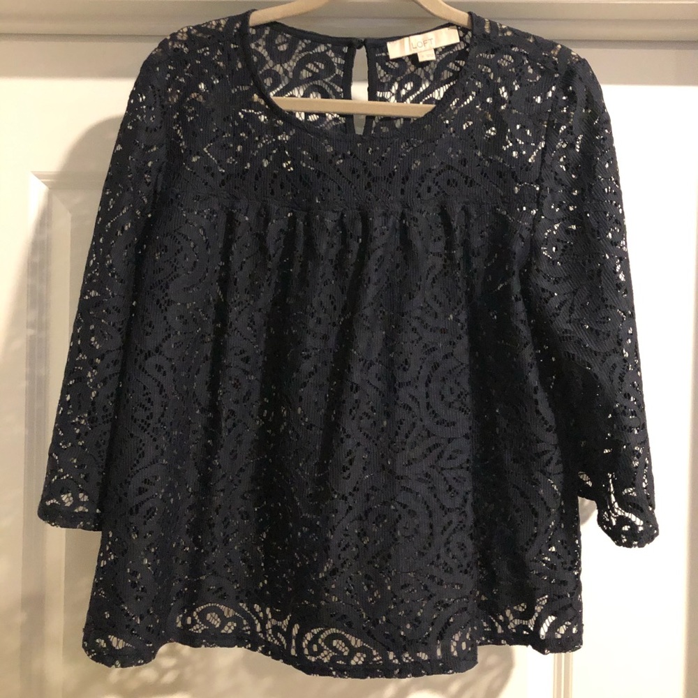 LOFT lace blouse